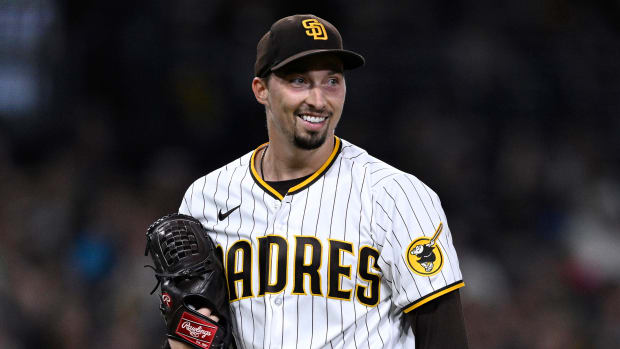 Padres pitcher Blake Snell